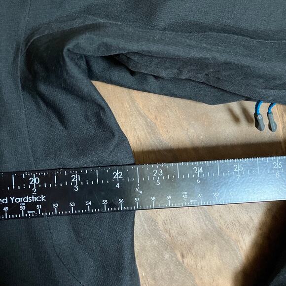 Mammut Mens Jacket Black Blue Drytech Outdoor Hooded Full Zip Waterproof Large - Picture 9 of 13